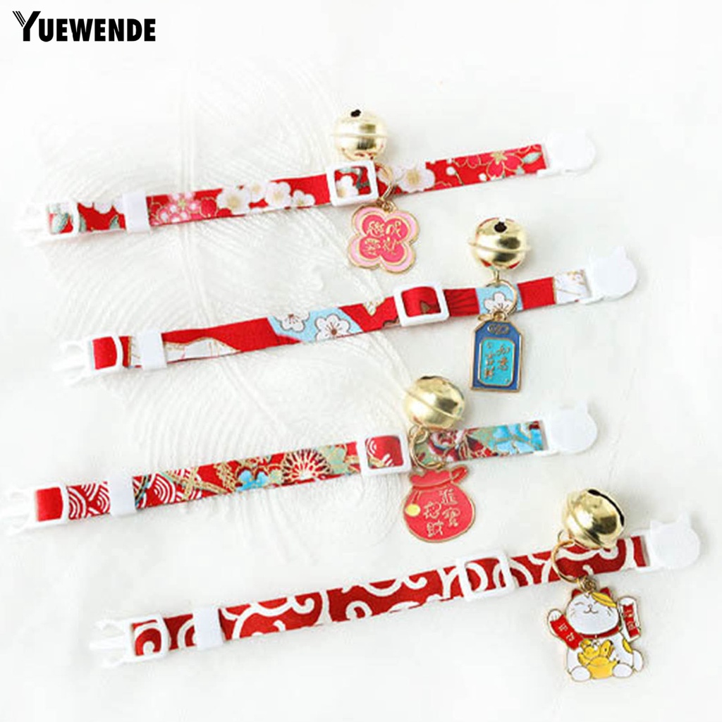 Vòng Cổ May Mắn Có Thể Điều Chỉnh Gắn Chuông Độc Đáo Cho Thú Cưng