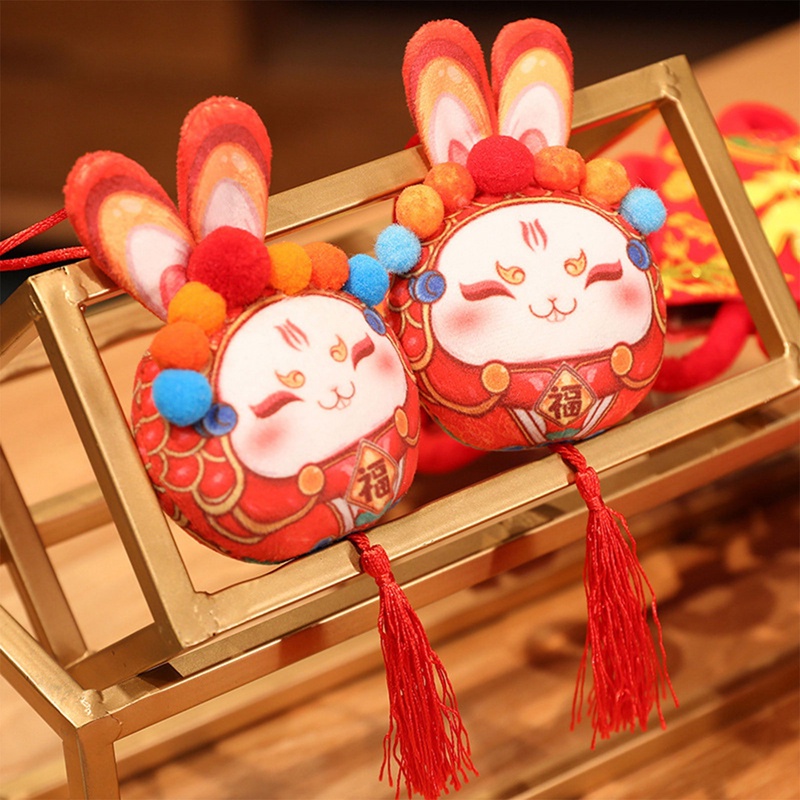 Thỏ Nhồi Bông Phong Cách Trung Hoa Mừng Năm Mới 2023