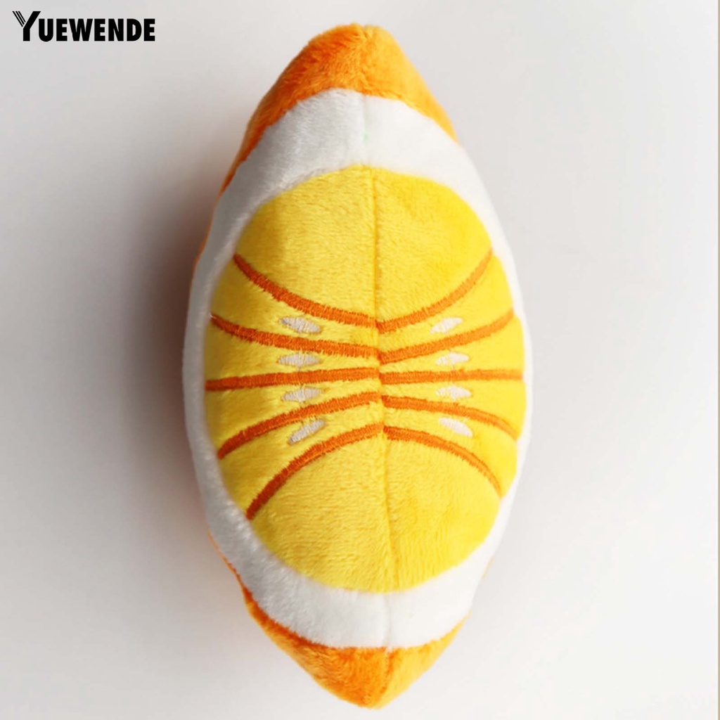 Yq.e Đồ Chơi Mài Chó Hình Quả Cam Nhồi Bông Mềm Mại Co Giãn Chống Cắn