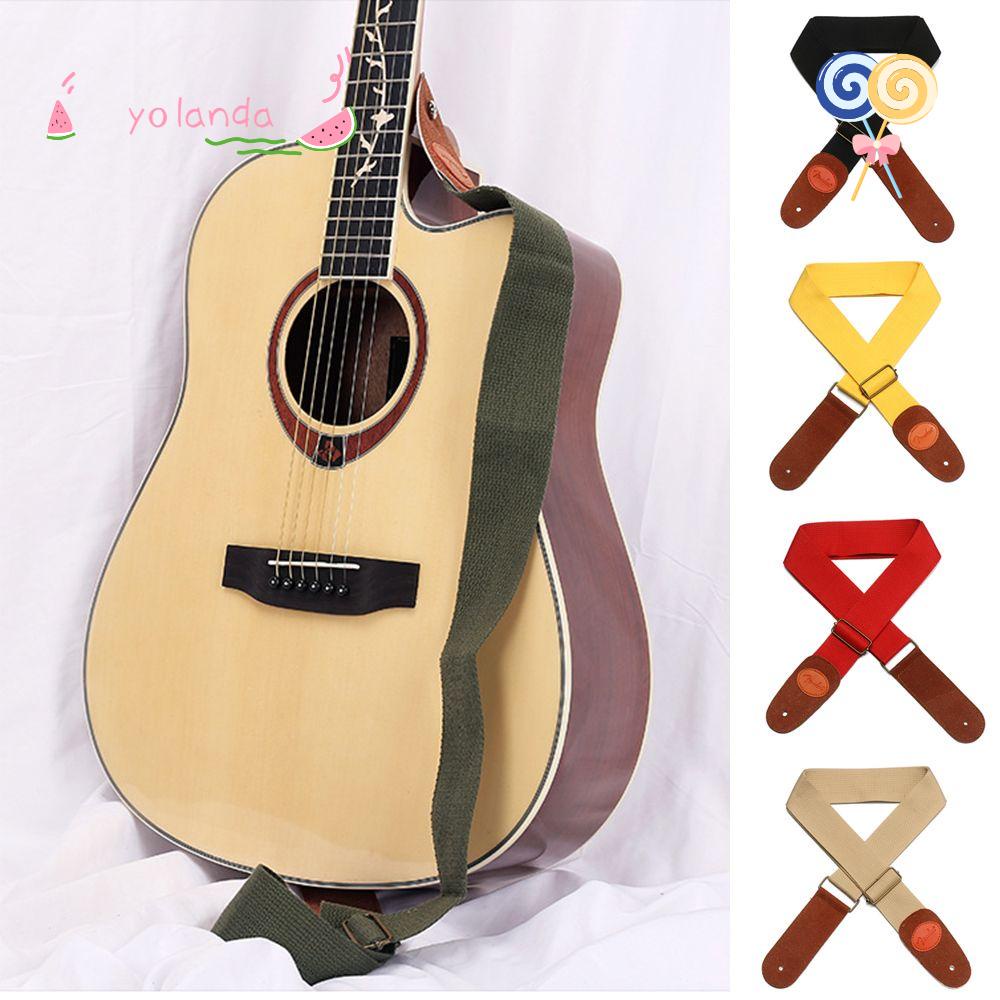 Dây Đeo Đàn Guitar Bằng Vải Canvas Có Thể Điều Chỉnh Tiện Dụng