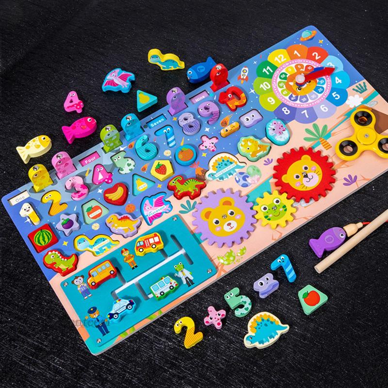 [Fenteer1] Động Cơ Phân Loại Hình Dạng Montessori Giúp Bé Tập Trung