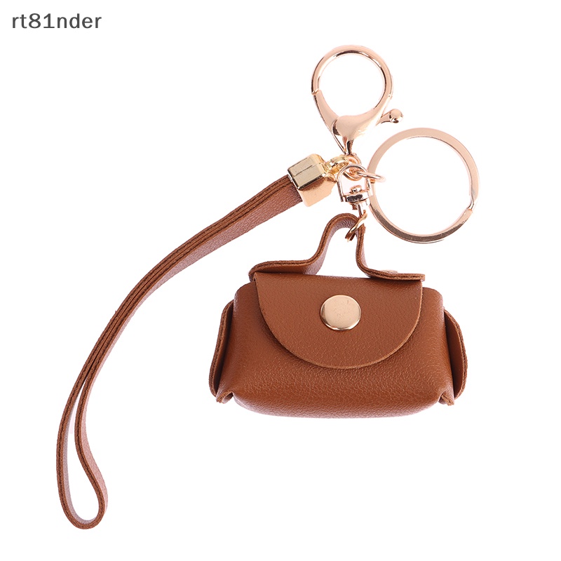 Rt Ví Da Mềm Mini Đựng Tai Nghe / Tiền Xu / Móc Khóa Kiểu Dáng Dễ Thương