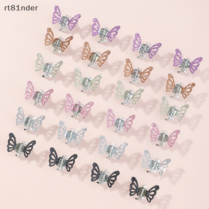 Set 24 Kẹp Tóc Hình Bướm Nhỏ Dễ Thương Cho Nữ