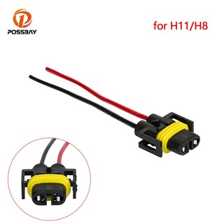 [Còn Hàng] h8 h11 Dây Cáp Nối Đèn Pha Xe Hơi Phích Cắm Chuyển Đổi Sương Mù