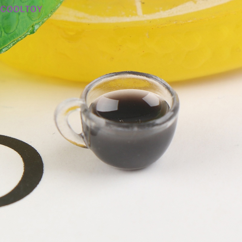 Cooltoy Set 2 Cốc Cà Phê Và Đĩa Mini Trang Trí Nhà Búp Bê