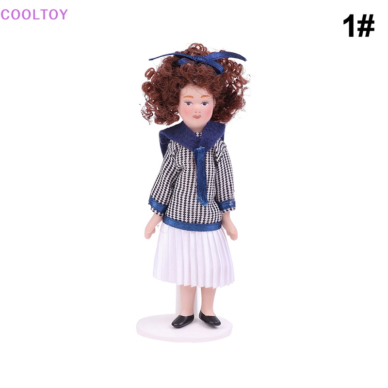 Đầm Đồ Chơi Búp Bê Màu Xanh Navy Tỉ Lệ 1: 12