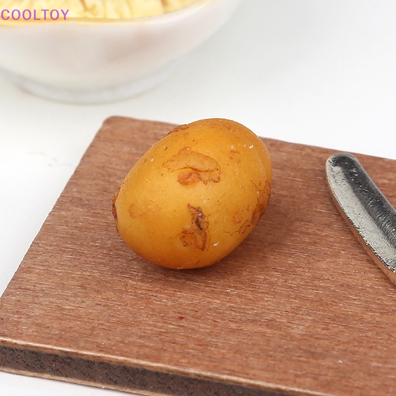 1 Bộ Tô / Tô Đựng Khoai Tây 1: 12 Trang Trí Nhà Búp Bê