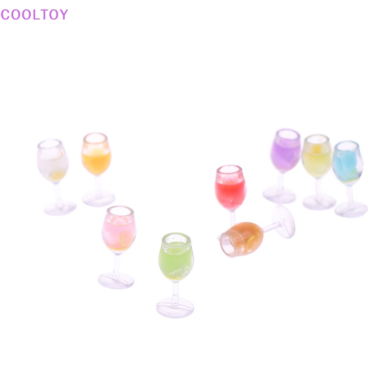 Set 2 Ly Cocktail Mini Tỉ Lệ 1: 12 Trang Trí Nhà Búp Bê
