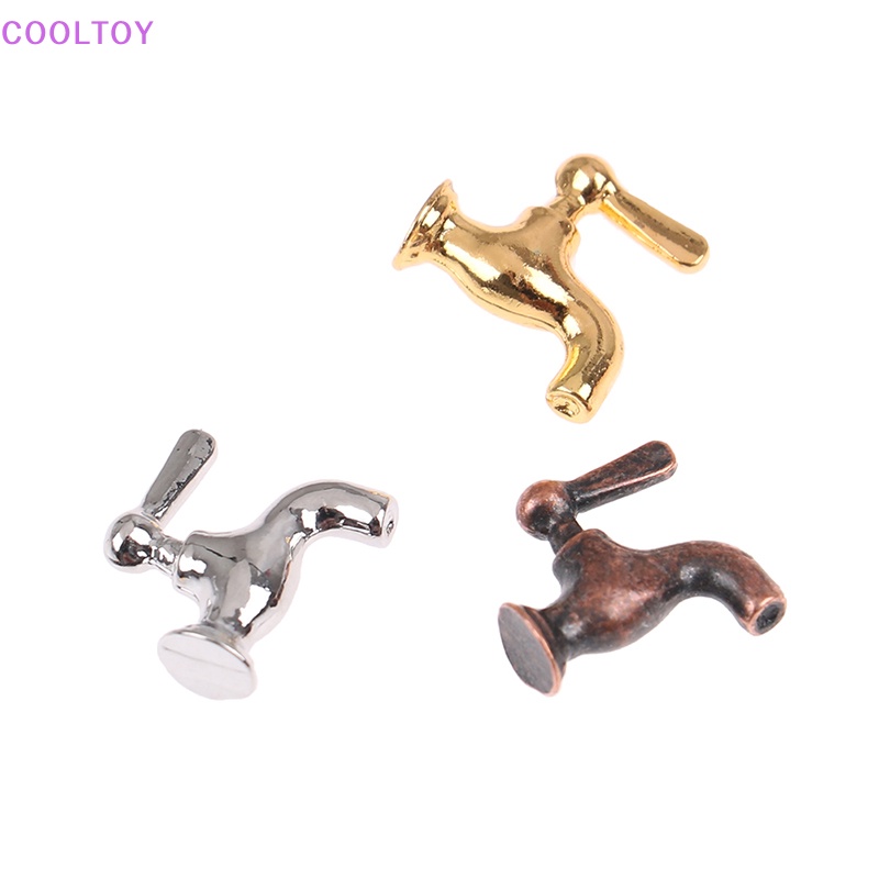 Bộ 4 Vòi Nước Kim Loại 1: 12 Trang Trí Nhà Búp Bê