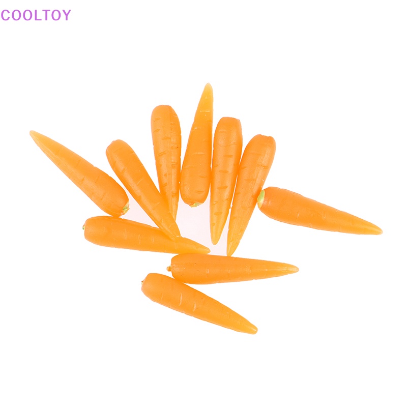Set 10 Củ Cà Rốt Dễ Thương Trang Trí Nhà Búp Bê