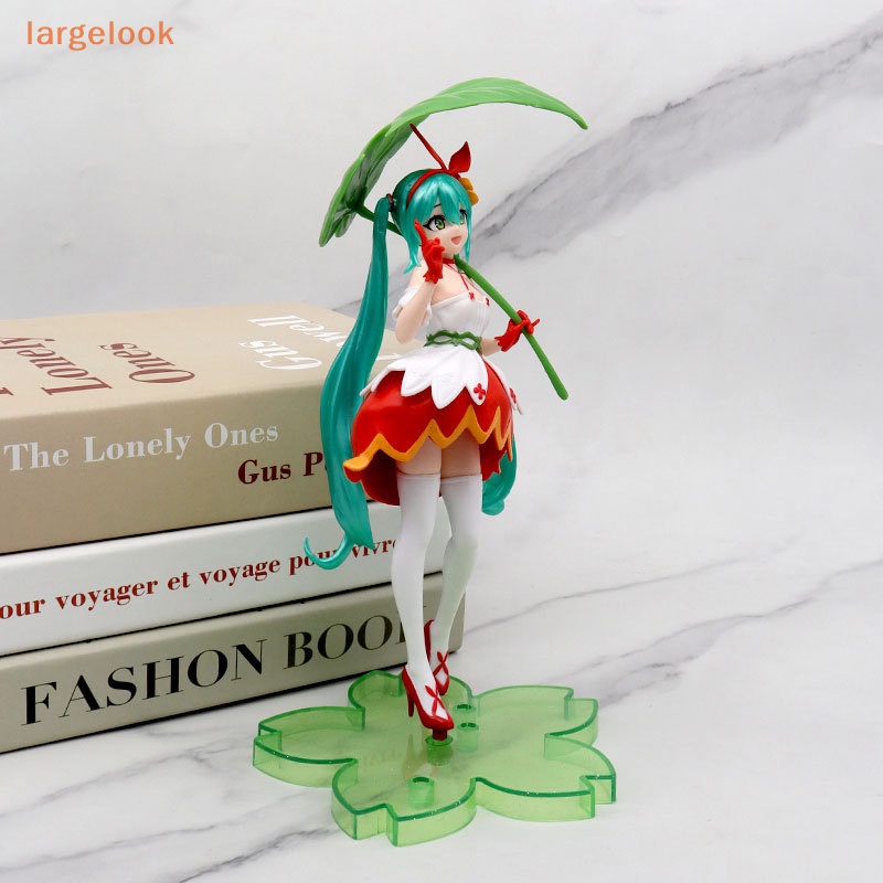 Mô Hình Nhân Vật Hatsune Miku Cầm Lá 13cm
