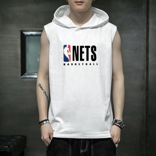 Áo Hoodie nam NBA Mùa hè dáng rộng phong cách mỏng thoáng khí Thể thao Thể dục Bóng rổ Áo không tay