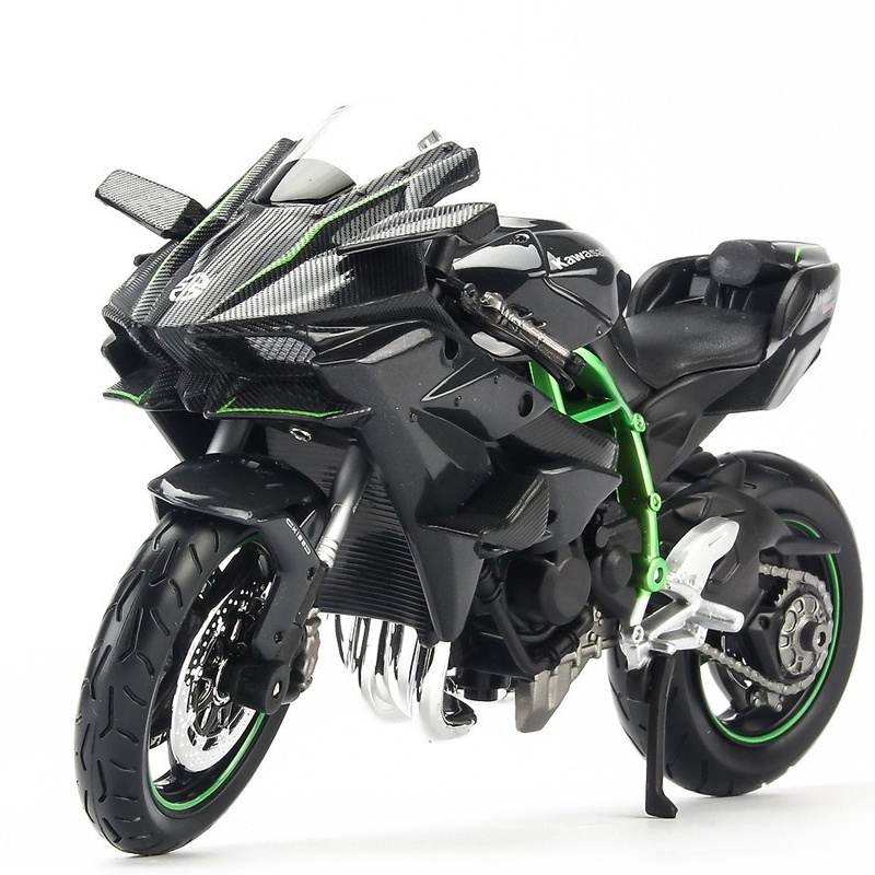 Đồ Chơi Xe Mô Tô Lắp Ráp Kawasaki Ninja H2TM R 1:12 - Maisto 39198/MT39051AL