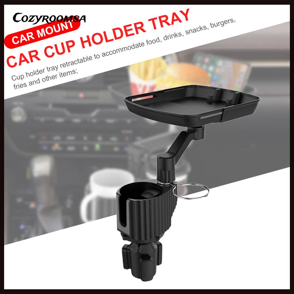 Giá Đỡ Cốc Nước / Burger Xoay 360 Độ Trang Trí Nội Thất Xe Hơi