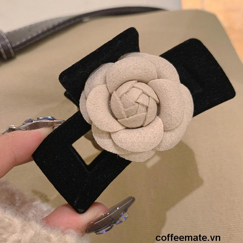 Kẹp Tóc Hình Cá Mập Màu Đen Phong Cách Retro Cao Cấp