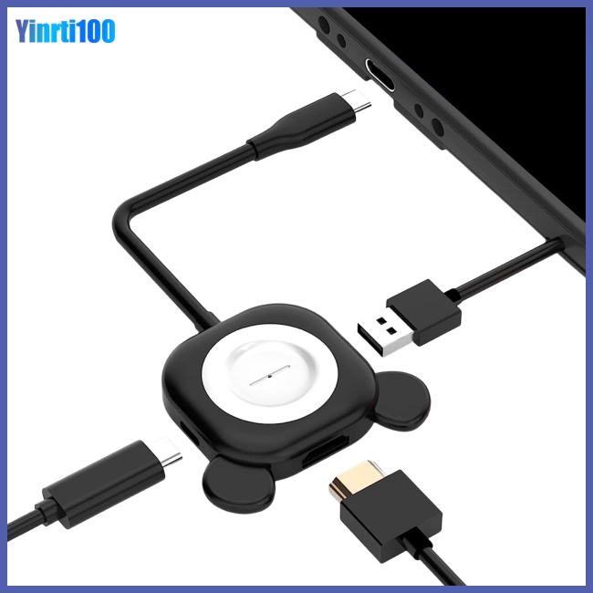 Hub Type-C Sang USB 3.0 3 Trong 1 Tương Thích Với Máy Chơi Game Switch 4k 60hz PD USB 3.0