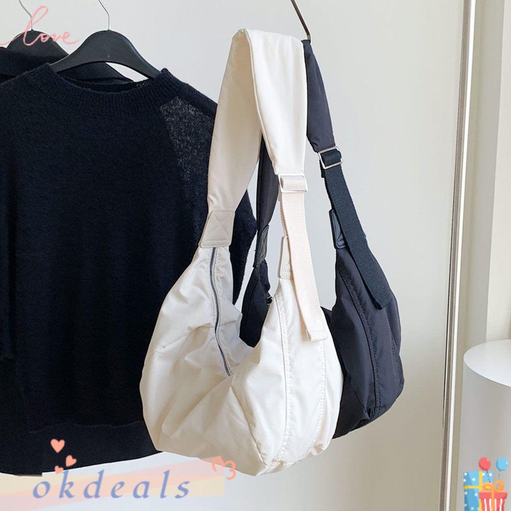 Túi Đeo Vai Sức Chứa Lớn Màu Sắc Đơn Giản Cho Nữ