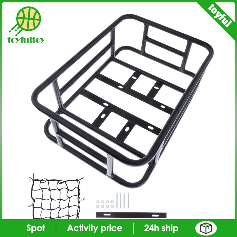 Giỏ Sắt Đựng Đồ Gắn Phía Sau Xe Đạp Chống Mưa Tiện Dụng