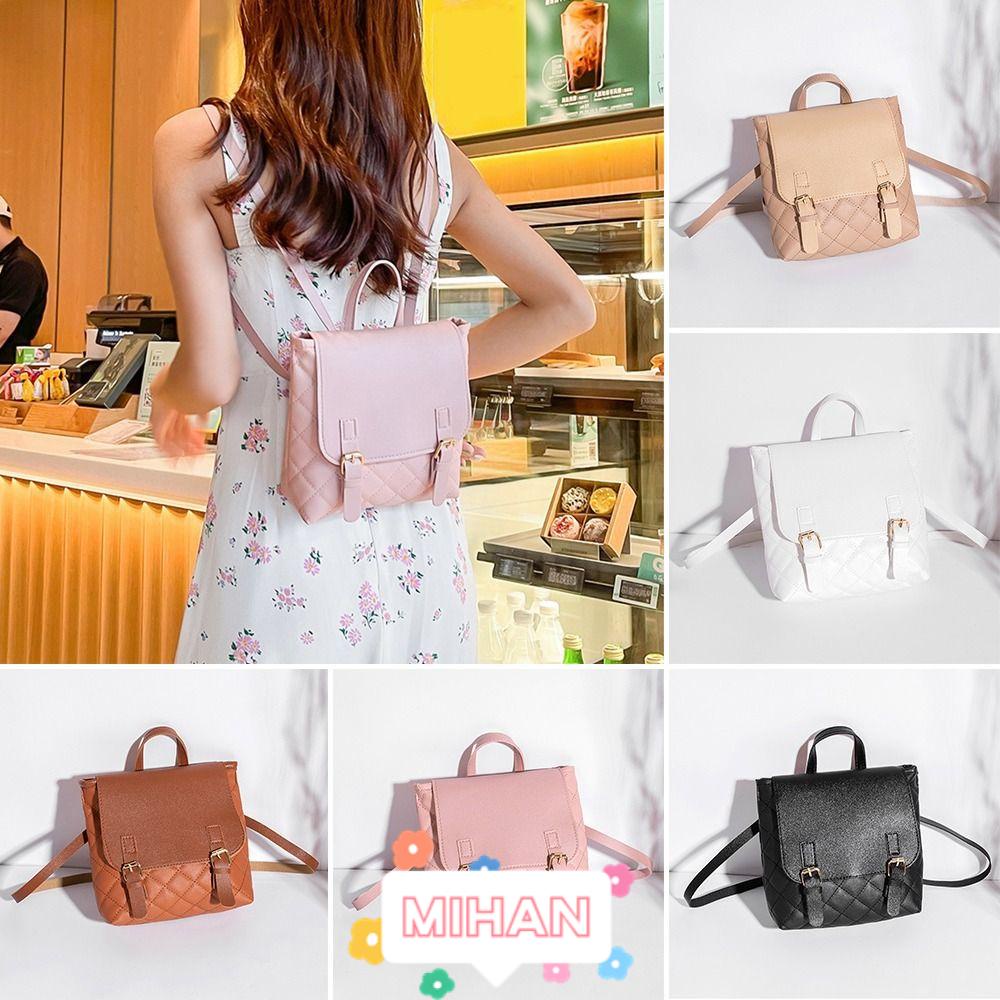 Ba Lô Da PU Màu Trơn MIHAN1