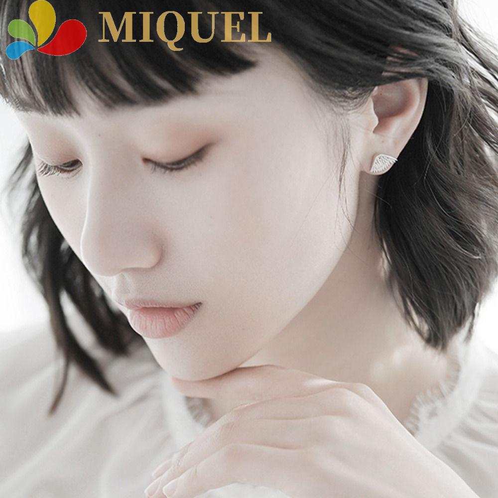 Bông Tai Hình Thiên Thần Và Quỷ Bằng Đồng Phong Cách Hàn Quốc Ngọt Ngào Đơn Giản Dành Cho Cặp Đôi