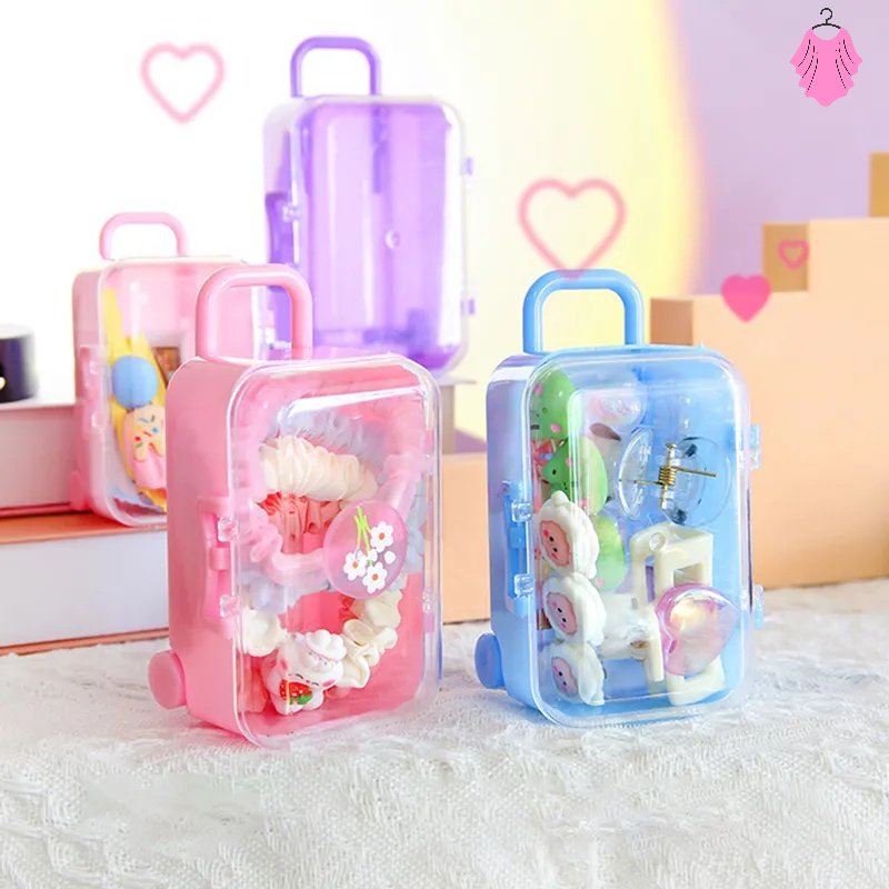 Hộp Đựng Kẹo Mini Hình Vali Kéo Dễ Thương Sáng Tạo Ốp