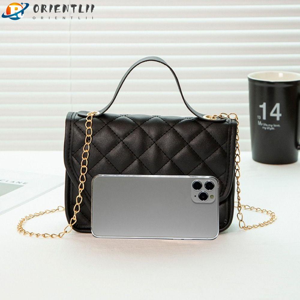 Túi Đeo Vai Đựng Mỹ Phẩm Orentlii Phối Dây Xích Kiểu Dáng Sang Trọng