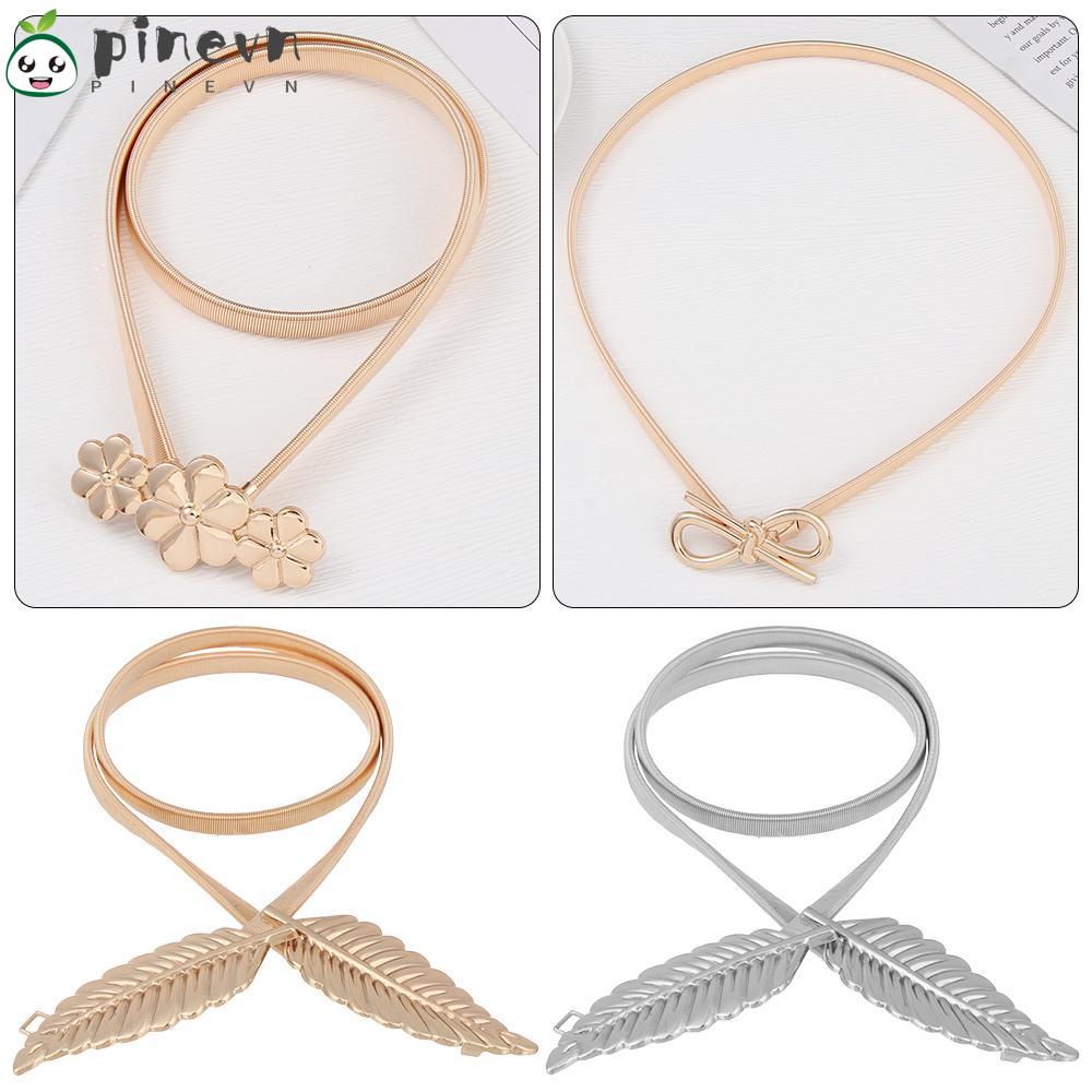 Thắt Lưng Dây Xích 105cm Hình Nơ Bằng Kim Loại