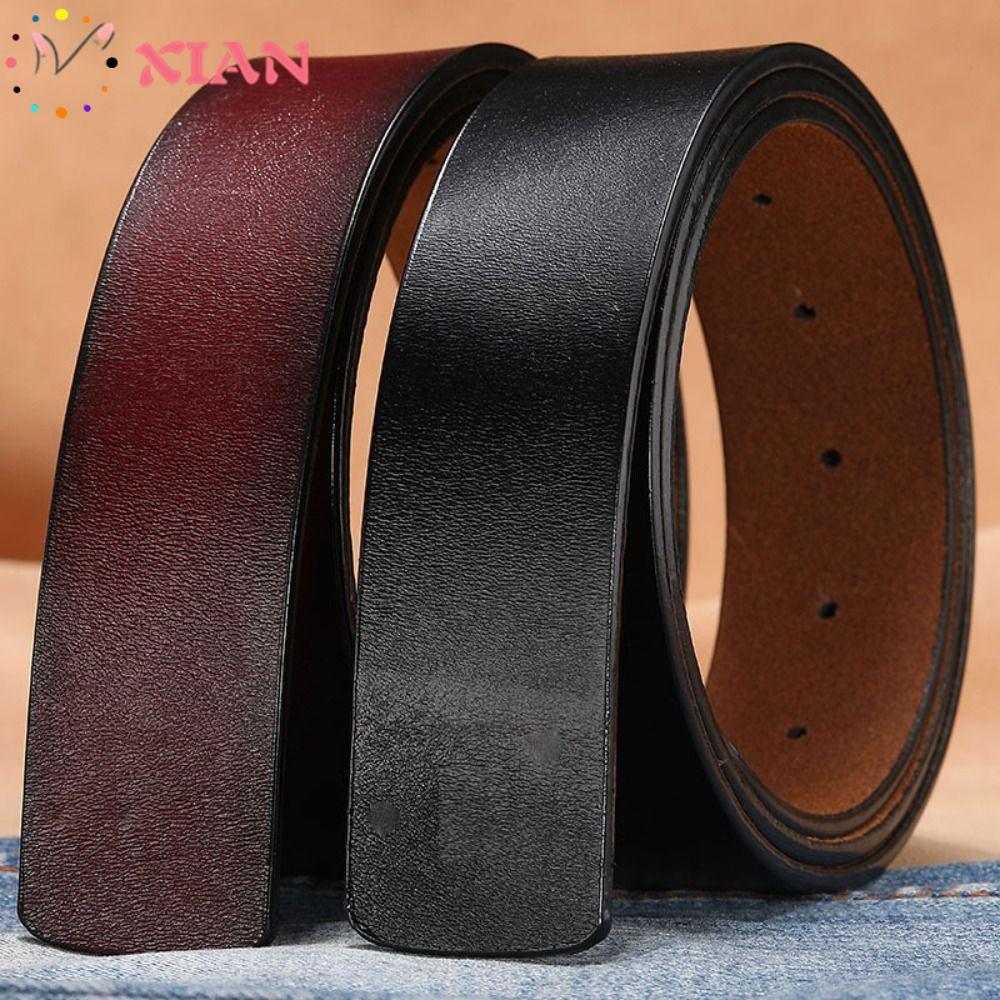 Xiantin Thắt Lưng Da Bò Thật DIY Có Lỗ Kích Thước 3.3 / 3.8cm