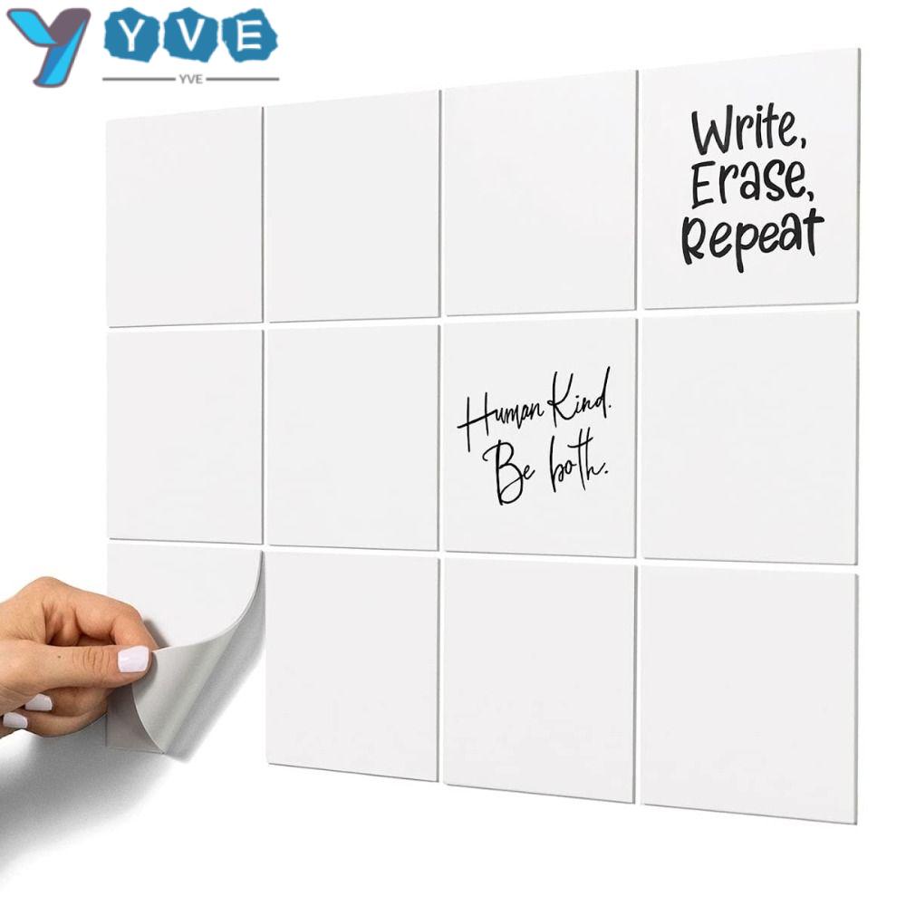YVE Set 12 Tờ Giấy Ghi Chú Có Thể Tháo Rời Tiện Dụng