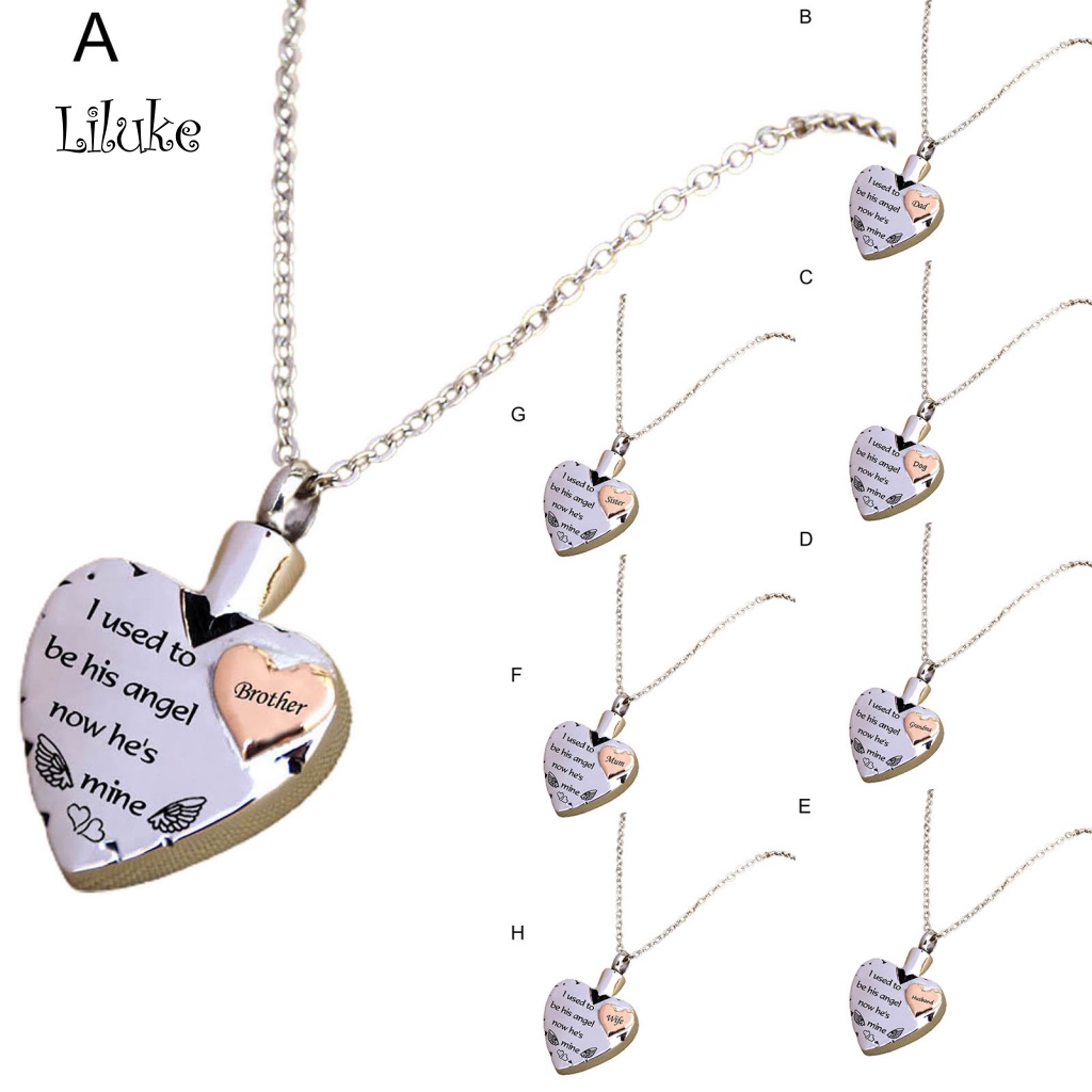 Vòng cổ Mạ Bạc Trang Trí Trái Tim Bằng Thép Không Gỉ Thời Trang Cho Nữ