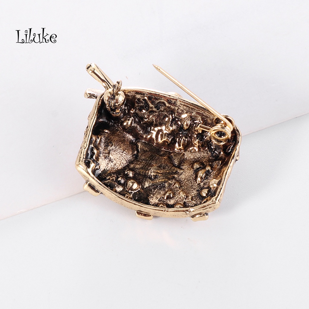 Ghim Cài Áo Hình Nốt Nhạc Đính Đá Nhân Tạo Thời Trang Cho Nữ