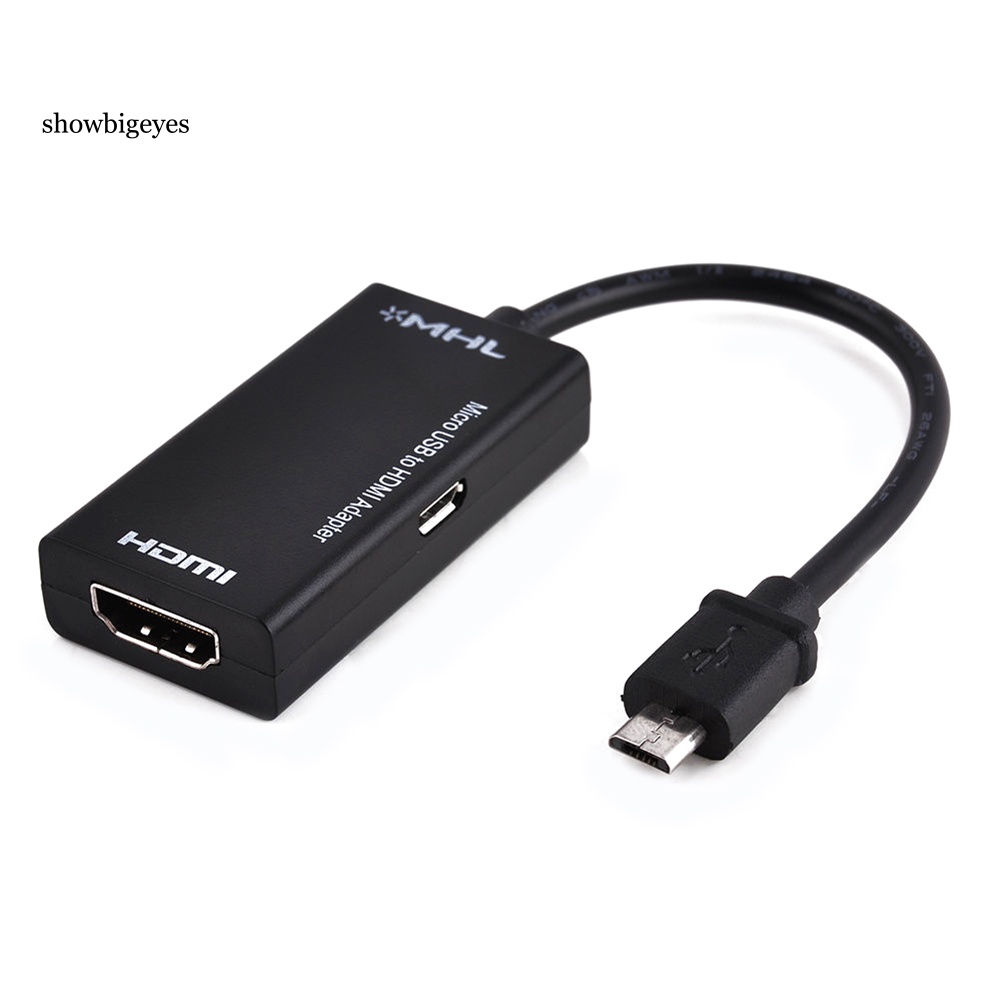 Đầu Chuyển Đổi HDMI 1080P SGES S2 MHL Micro USB Cho Android Samsung Huawei