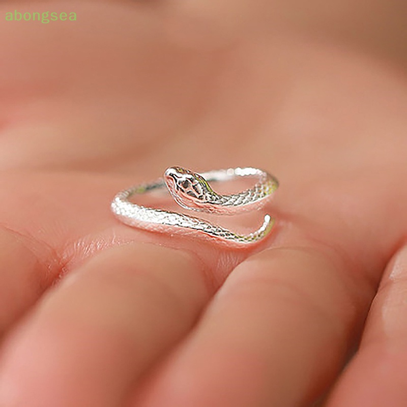 Nhẫn Hình Rắn Sáng Tạo Có Thể Điều Chỉnh Kích Cỡ Thời Trang Cho Nam Và Nữ