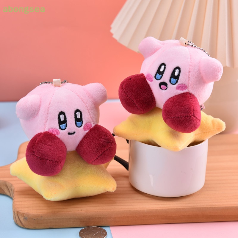 Móc Khóa Hình Ngôi Sao Kirby Nhồi Bông Dễ Thương
