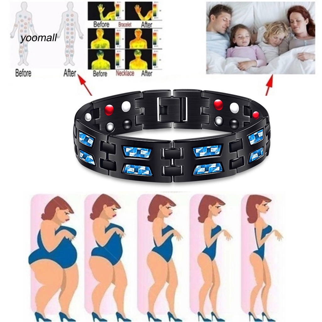 Vòng Đeo Tay Từ Tính Mạ Điện Chống Mệt Mỏi Có Thể Điều Chỉnh Cho Văn Phòng