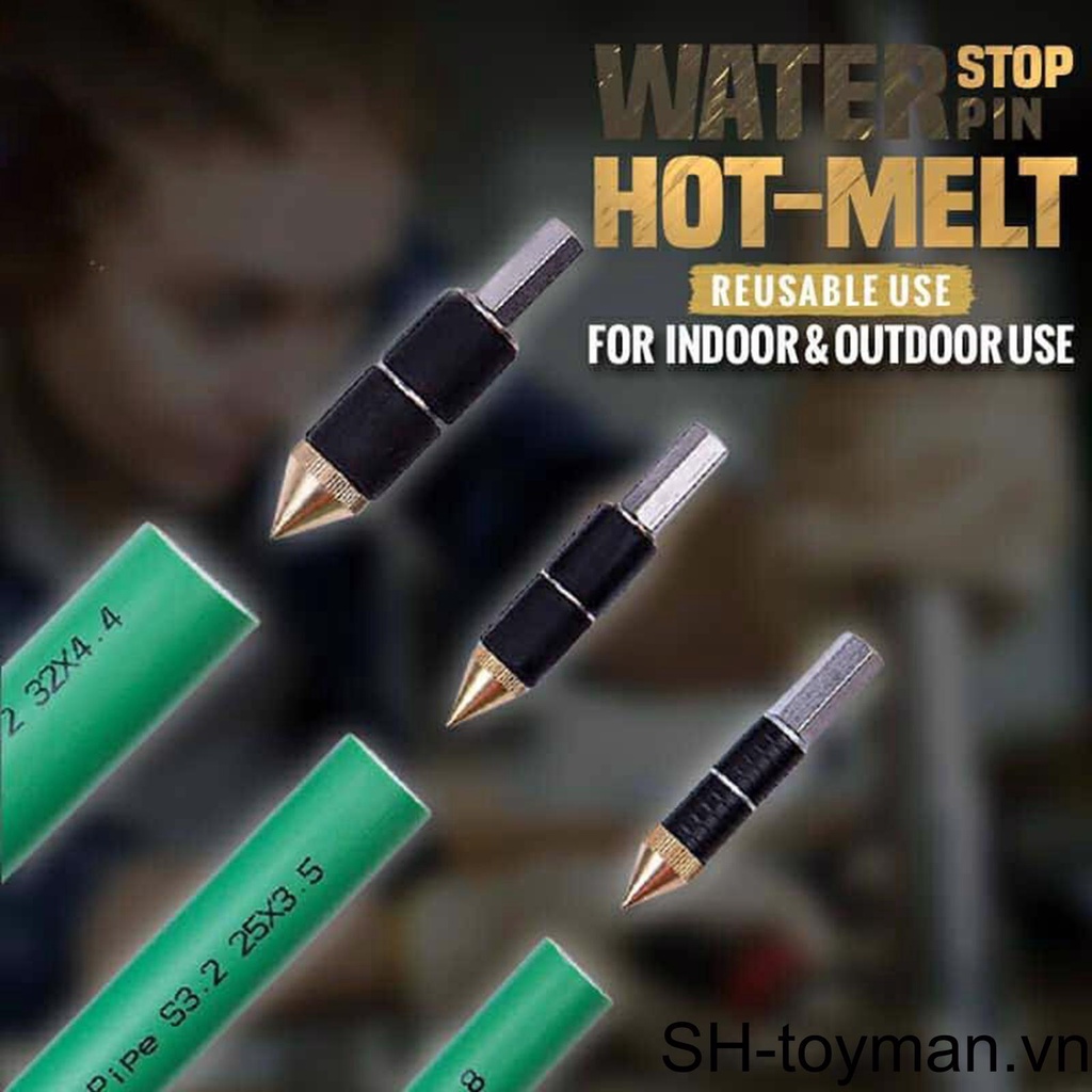 Set 4 Dụng Cụ Chặn Nước Nóng Chảy Cao Cấp Chuyên Dụng