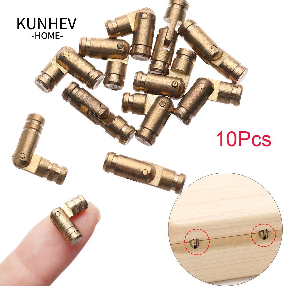 KUNHEV Set 10 Bản Lề Mini Mềm Mại Bằng Gỗ Tiện Dụng