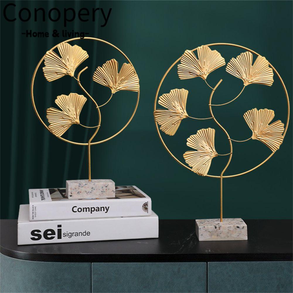 CONOPERY Tượng Rùa Và Lá Cây Nghệ Thuật Thủ Công Phong Cách Vintage