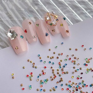 Set 1440 hạt đá tròn mini đính móng nghệ thuật