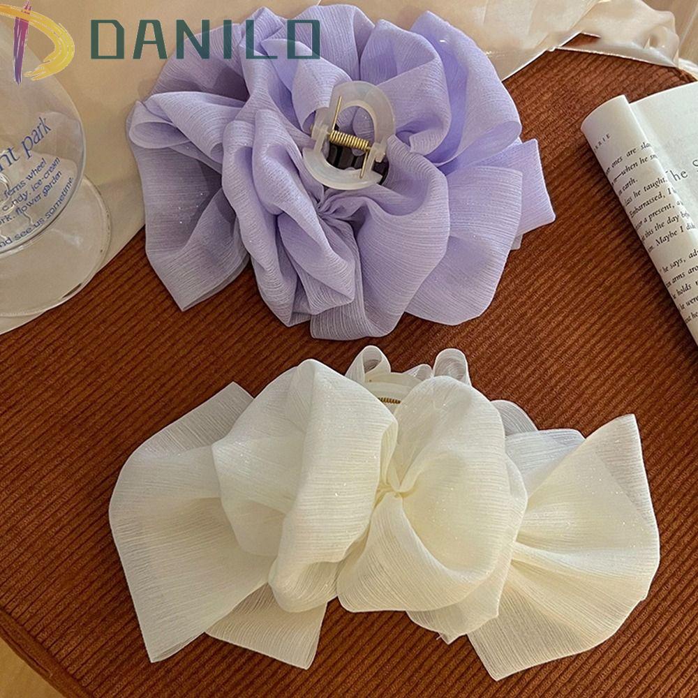 Danilo Kẹp Tóc Nơ Lưới Thời Trang Hàn Quốc Cho Bé Gái