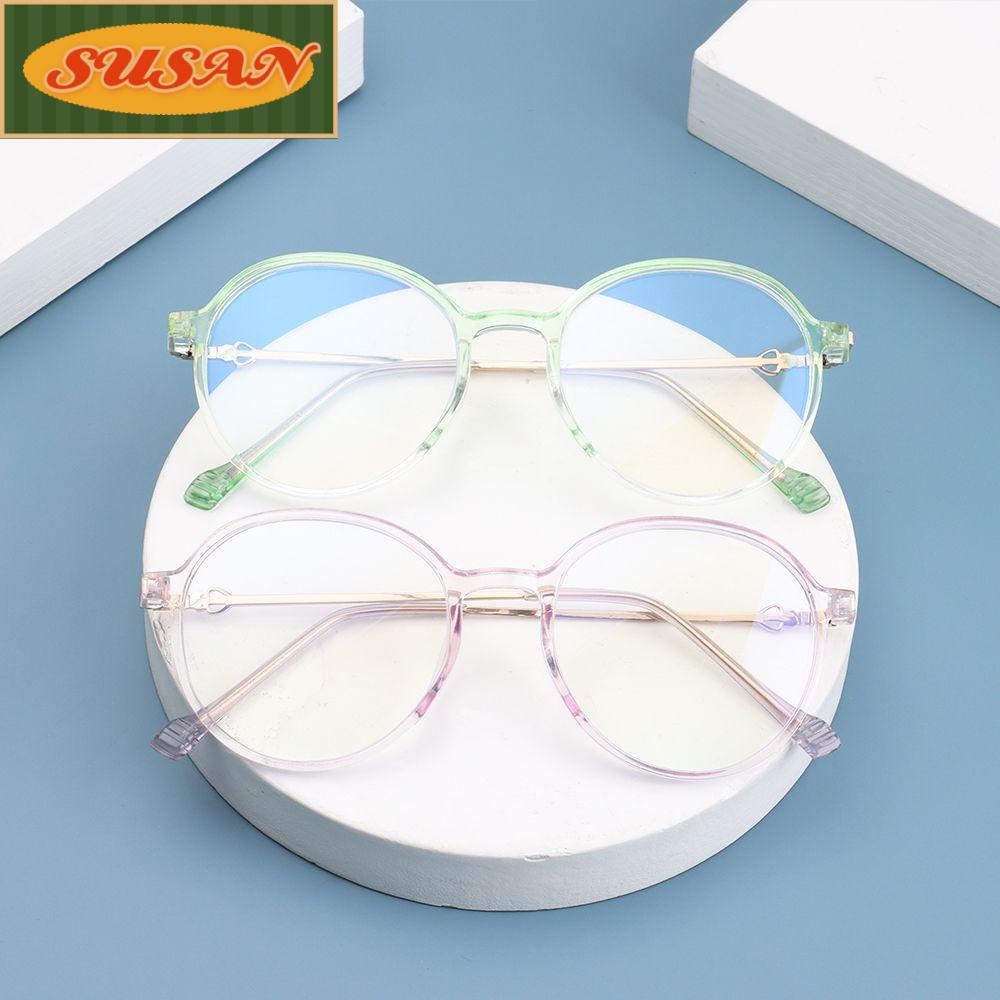 Mắt Kính Gọng Phẳng Siêu Nhẹ Chống Bức Xạ Thời Trang