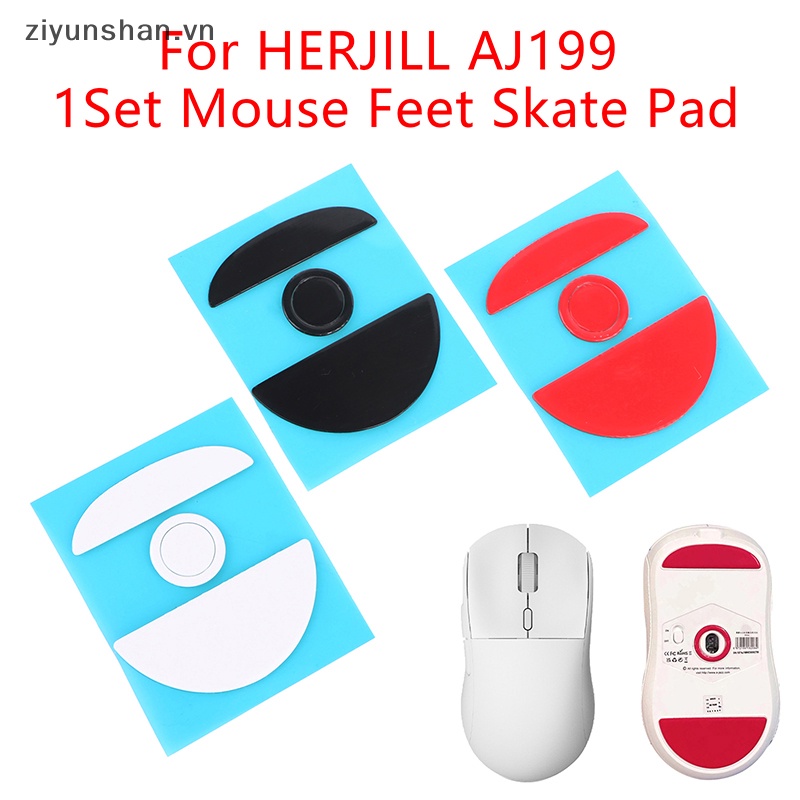 Ziyunshan 1set mouse feet pad mouse skate for herjill aj199 superlight mouse glides curve edge mouse foot stickers vn