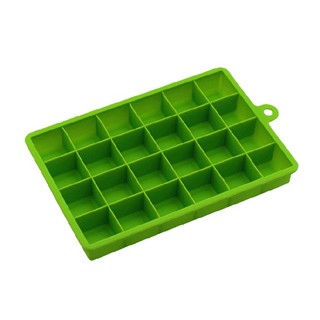 New 24 Grids Silicone Ice Cube Tray Large Square Ice Cube Maker Mould DIY