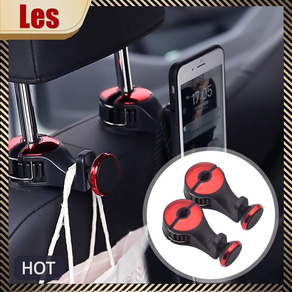 Bộ 1 / 2 Giá Đỡ Điện Thoại 2 Trong 1 Tiện Dụng Cho Xe Hơi