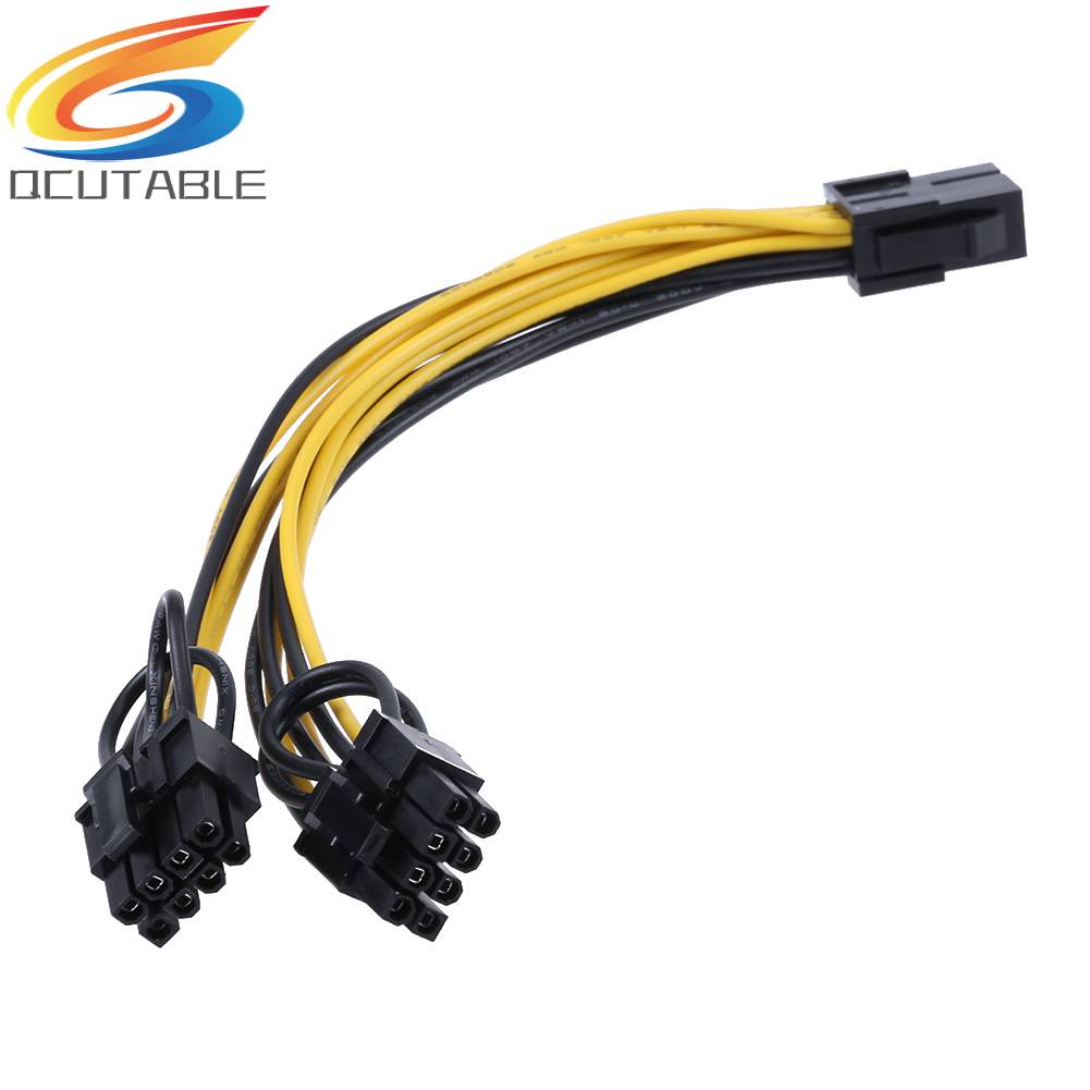 Cáp Chia Cổng 6Pin Sang 8 (6 + 2) Cho Card Đồ Họa