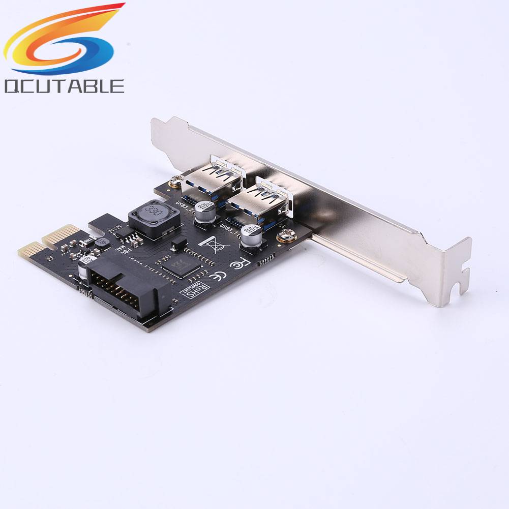 Thẻ Mở Rộng 2 Cổng USB 3.0 Pcie x1 Cho Máy Tính Bàn