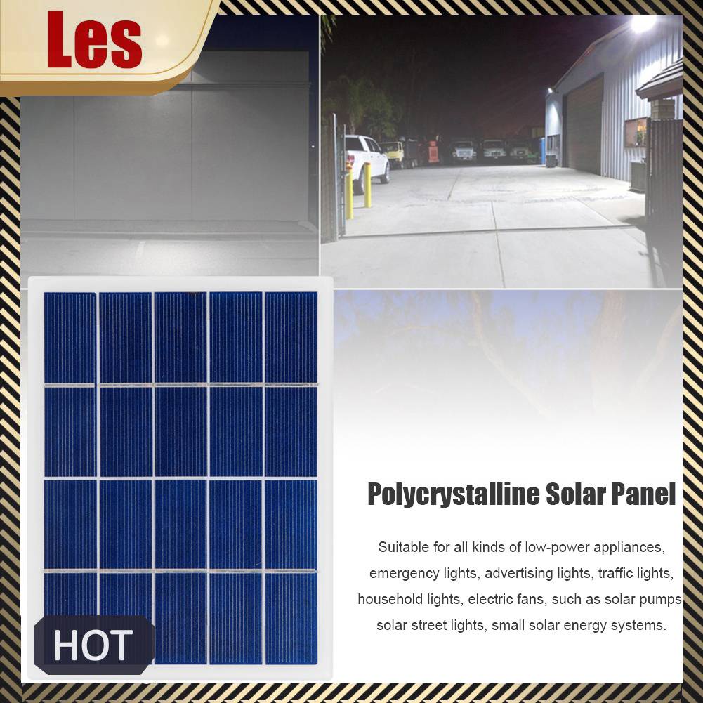 Tấm Sạc Pin Năng Lượng Mặt Trời Polycrystalline Silicone 3W 5V 170x130mm