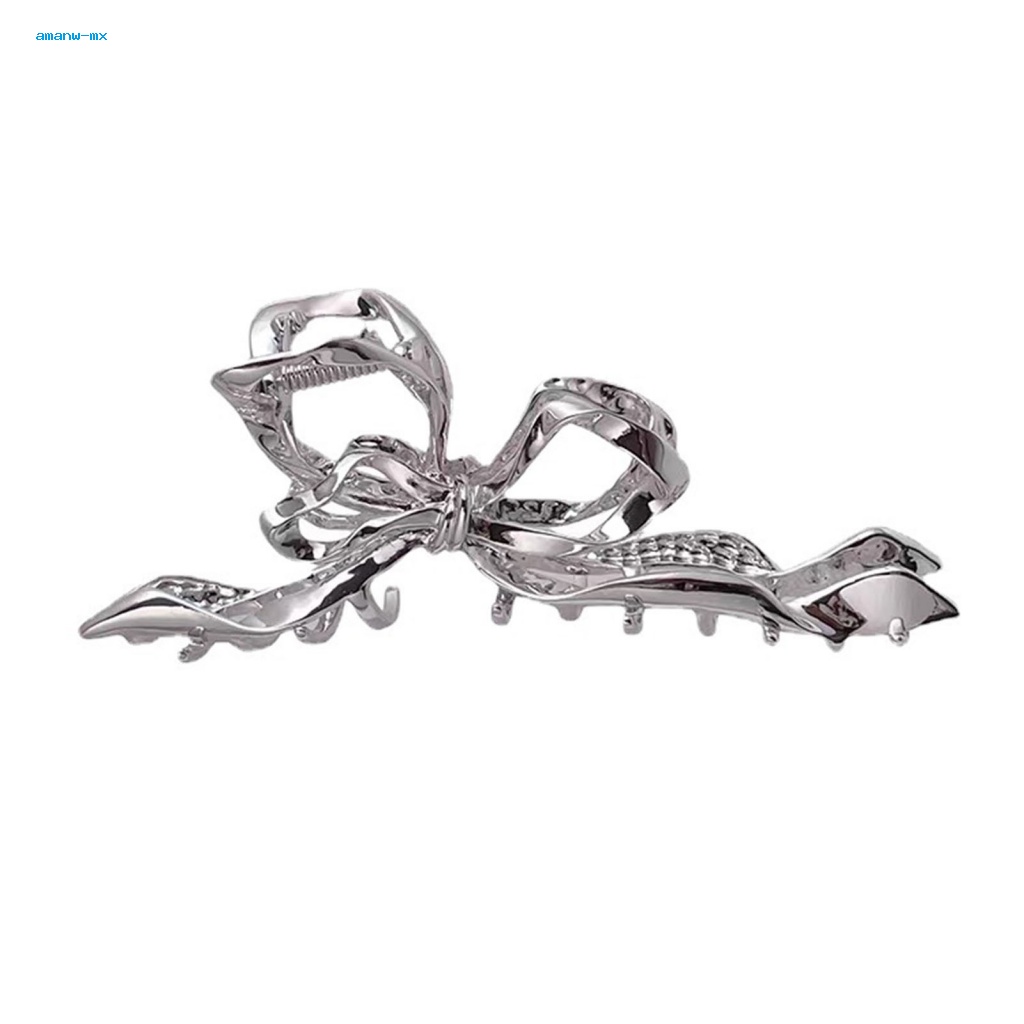 Bộ 2 Kẹp Tóc Kim Loại Dày Dặn Hình Bướm Tiện Dụng Cho Nhà Tắm / Nhà Bếp