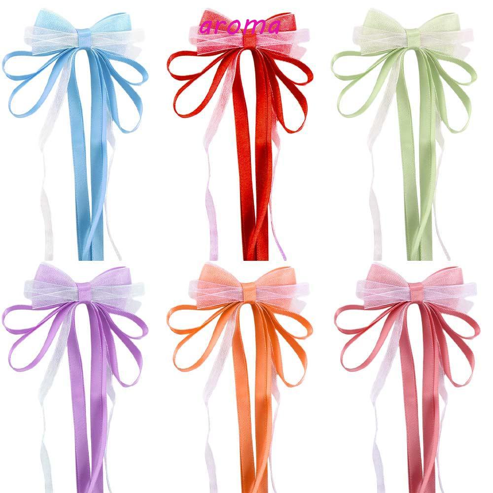 AROMA Trâm Cài Tóc Đính Nơ Tua Rua Dài Phong Cách Trung Hoa Cổ Điển Ngọt Ngào Cho Bé Gái