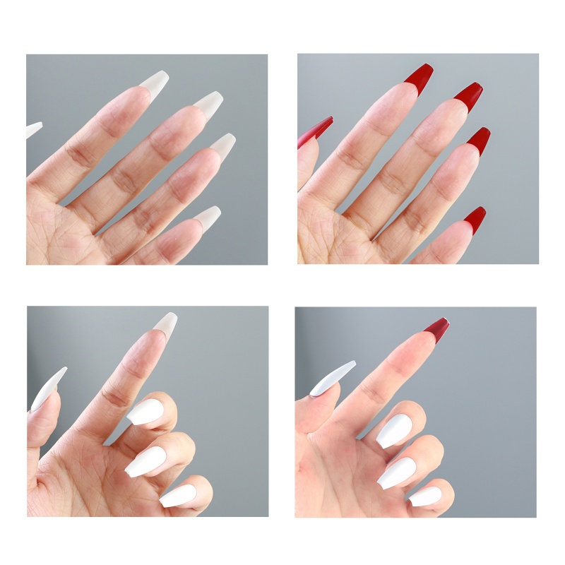 Misscheering 2023 Hộp 300 Móng Tay Giả Siêu Mỏng Không Để Lại Dấu Vết